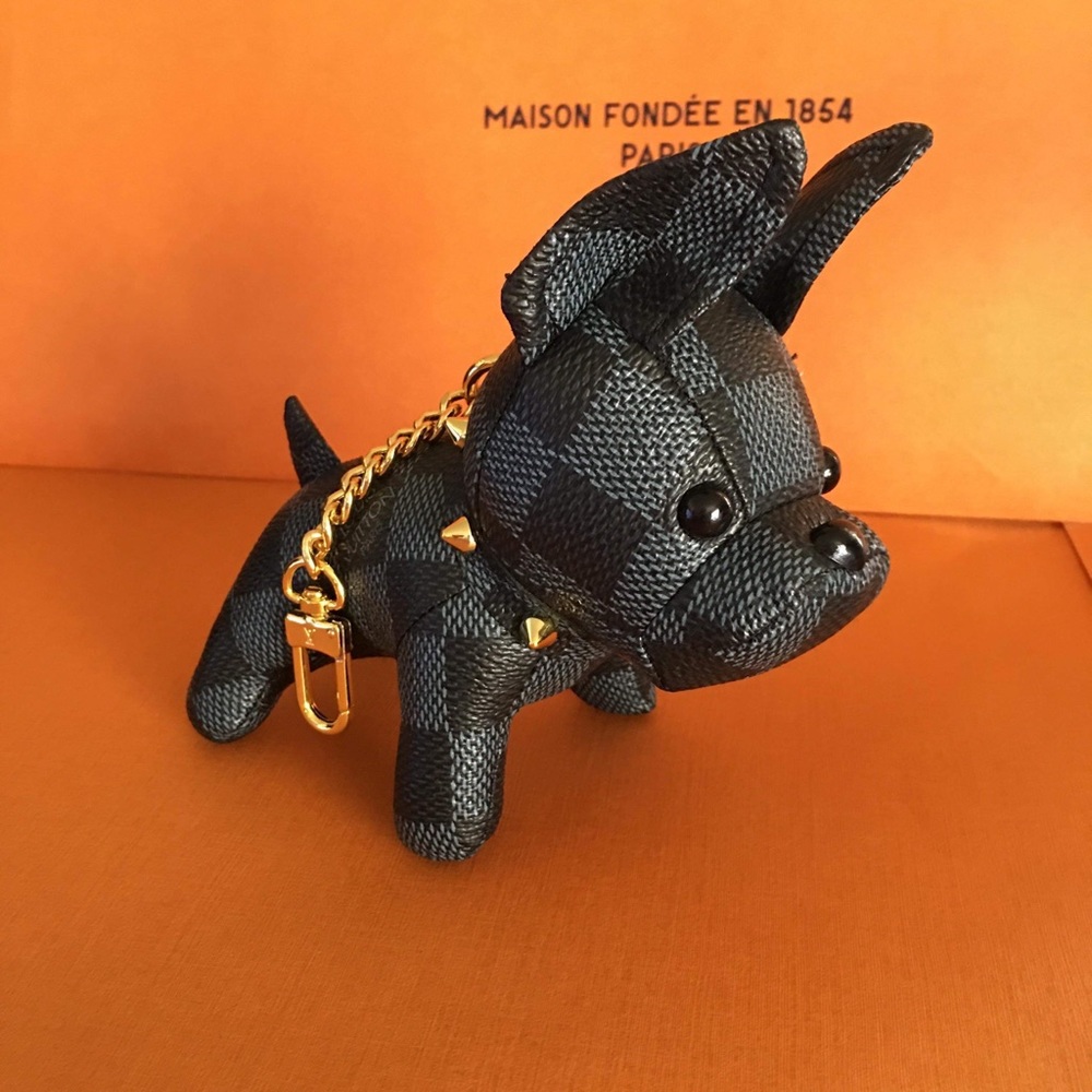 🐶Dog keychain cute French bulldog bag charm 🐶